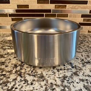 YETI Silver Stainless Steel Bowl